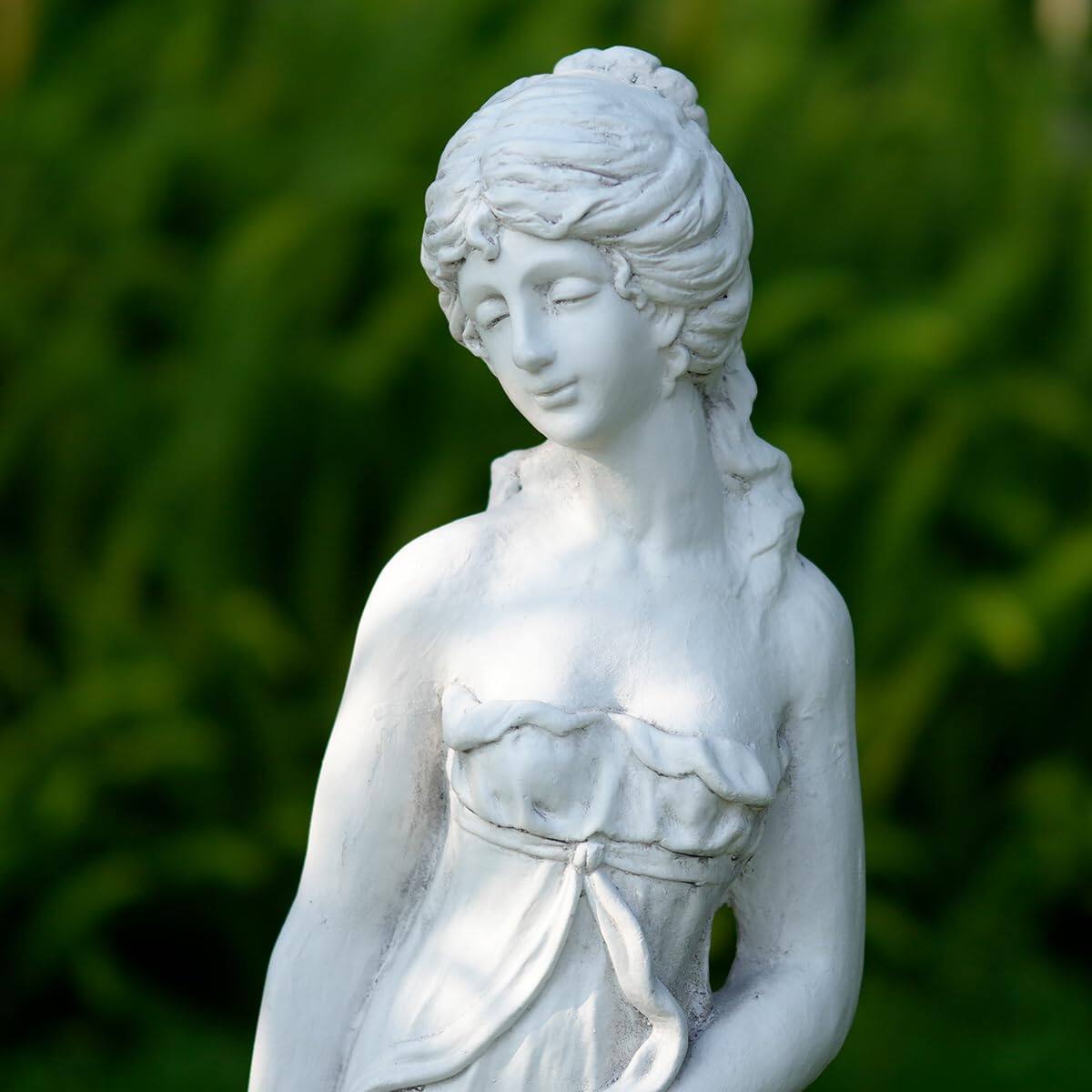 Alt View 1. Alchemy Casas - Outdoor Goddess Statue Garden Beauty Decoration Graceful Female Figure Sculpture Concrete Finish Art Decor.