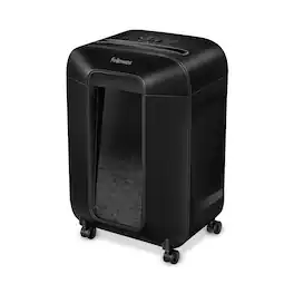 Fellowes - 4400401 Powershred LX85 12 Manual Sheet Capacity Cross-Cut Shredder - Black