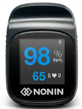 Nonin Medical - NoninConnect 3230 Bluetooth Pulse Oximeter - Black
