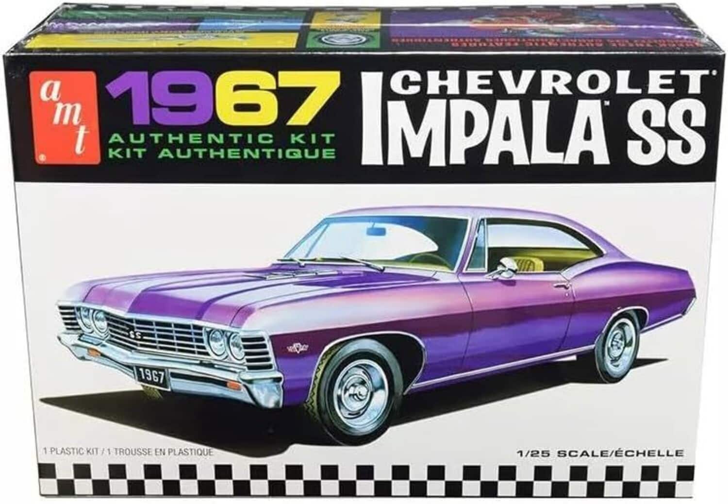 PopMarket - AMT 1967 Chevy Impala SS (Stock) 2T 1/25 Scale Model Kit - COLLECTIBLES - Multicolor price history on PriceWatchPro