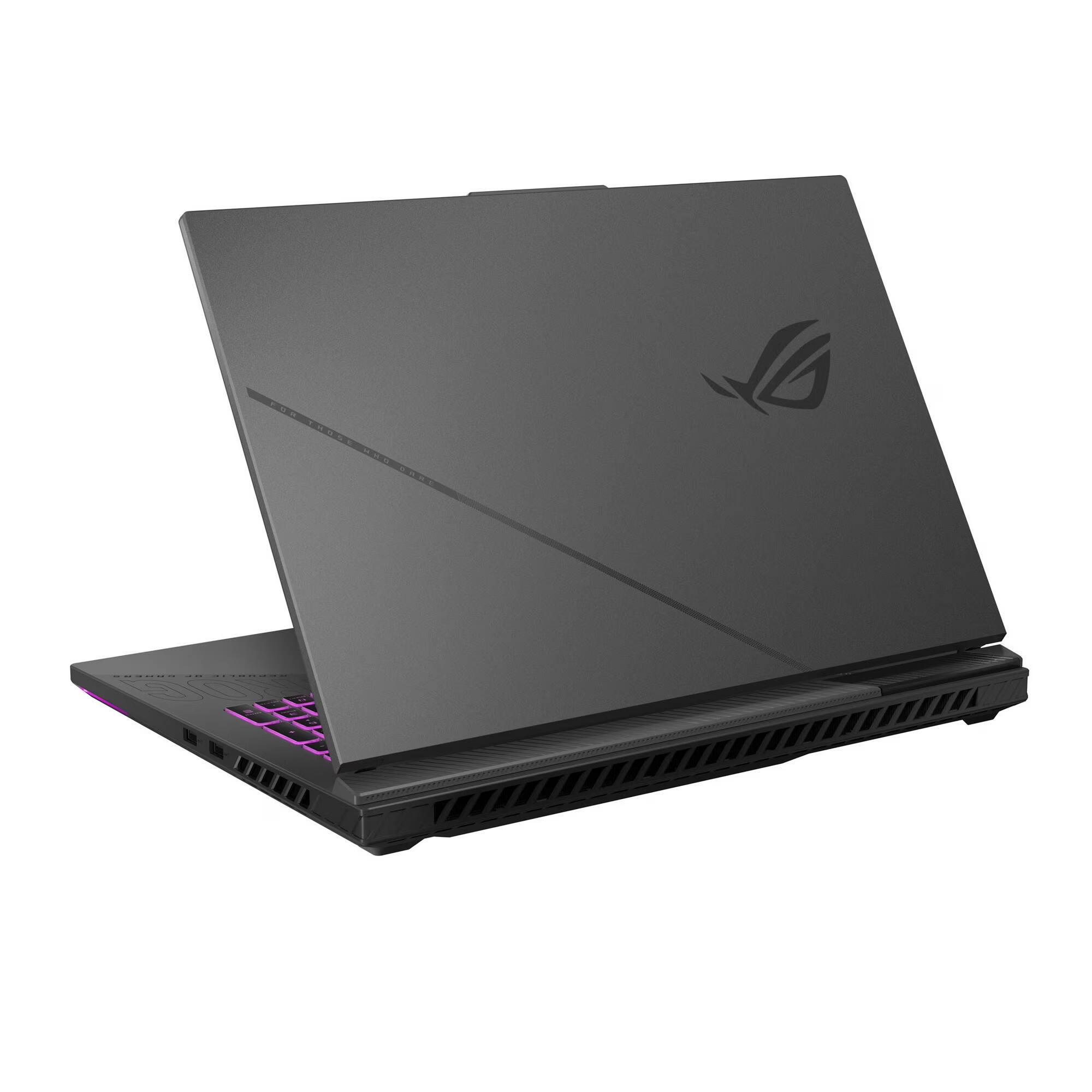 Alt View 3. ASUS - ASUS ROG Strix G18 Gaming Laptop, 18” WQXDA 240Hz - AMD Ryzen 9 9955HX, 32GB RAM, 1TB SSD, RTX 5070, Win 11, G814FP-WS96 - Eclipse Gray.