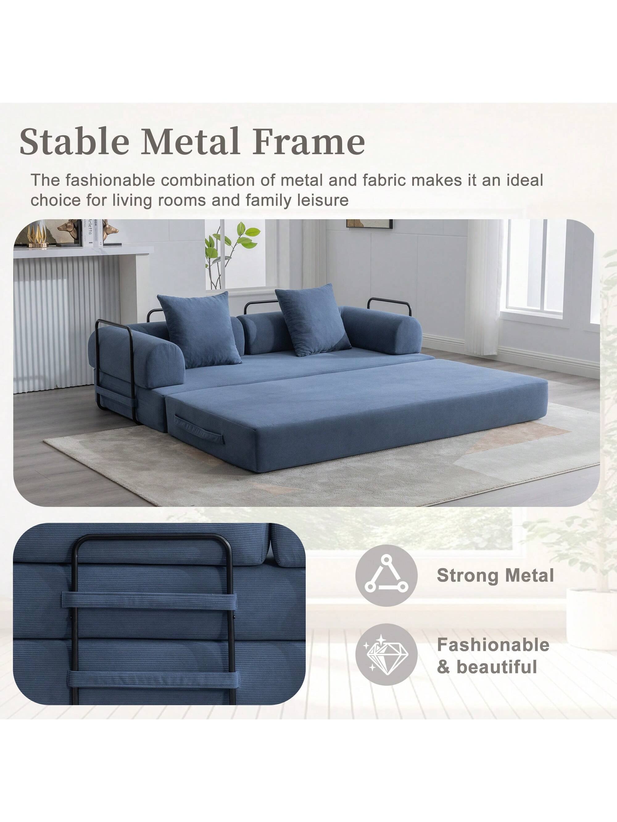 Stable Metal Frame

The fashionable combination of metal and fabric makes it an ideal choice for living rooms and family leisure.

Strong Metal  
Fashionable & beautiful