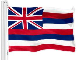 G128 - Hawaii State Flag 150D Printed Polyester 3x5 ft - Assorted Colors