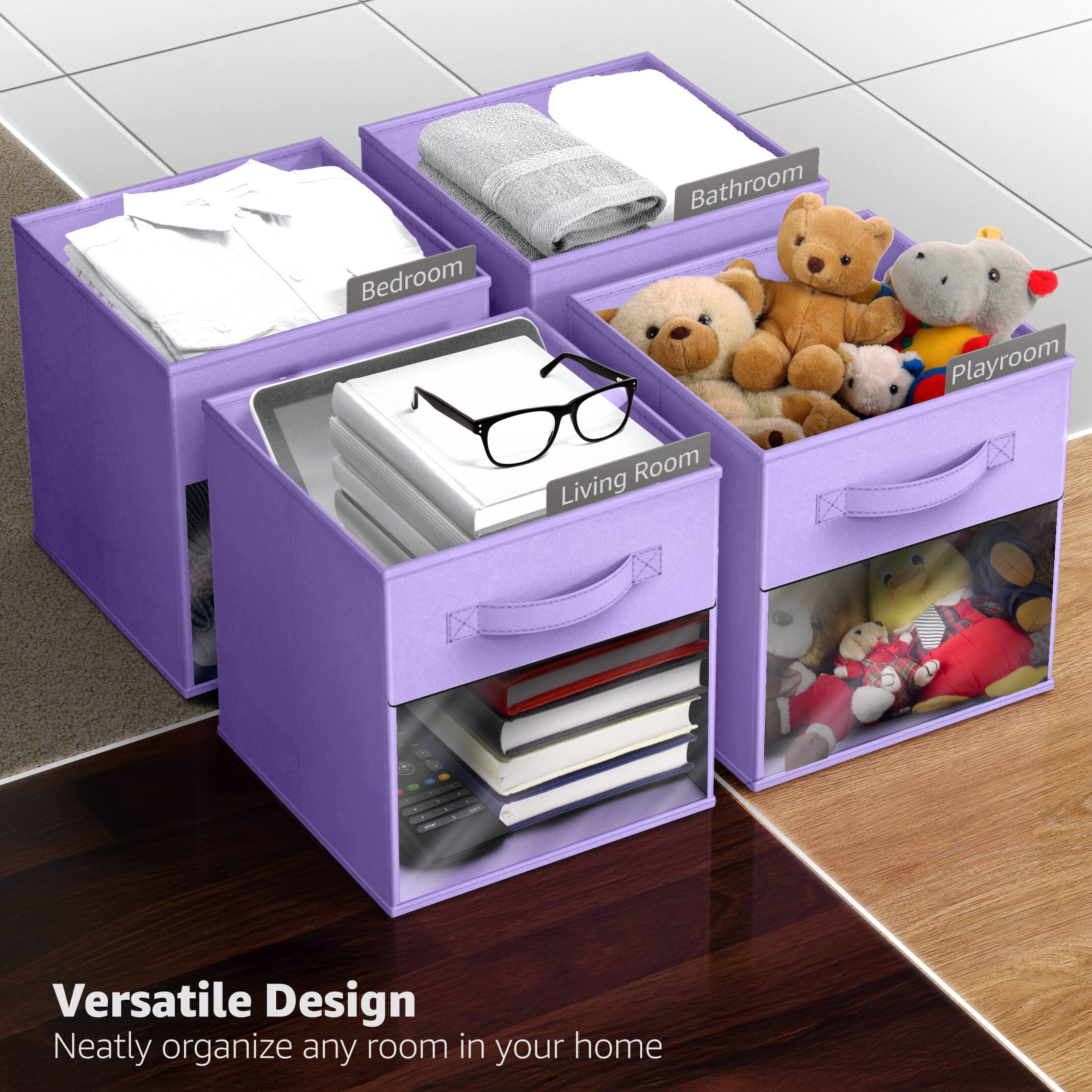 Versatile Design  
Neatly organize any room in your home  

Bedroom  
Bathroom  
Playroom  
Living Room
