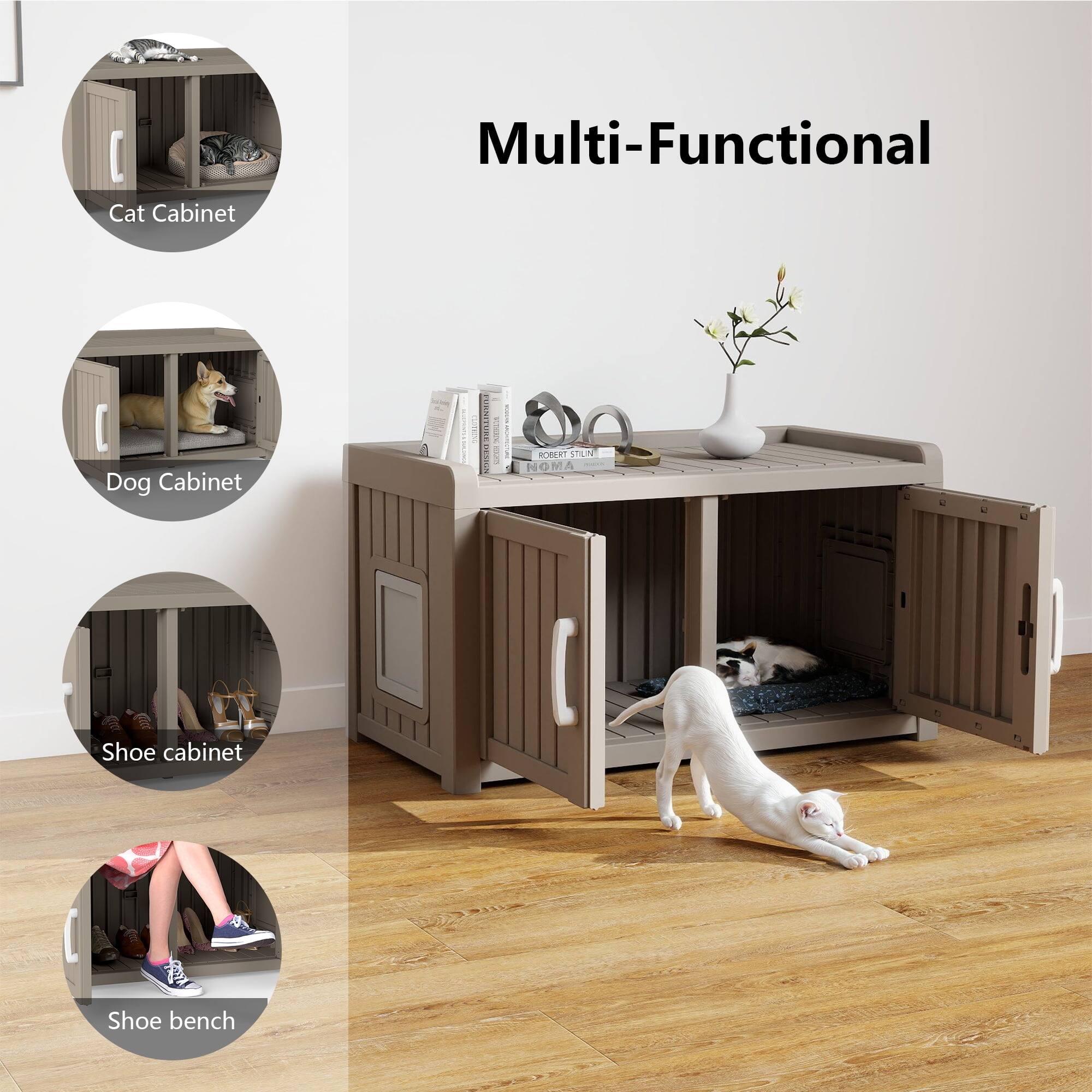 Multi-Functional

- Cat Cabinet
- Dog Cabinet
- Shoe cabinet
- Shoe bench