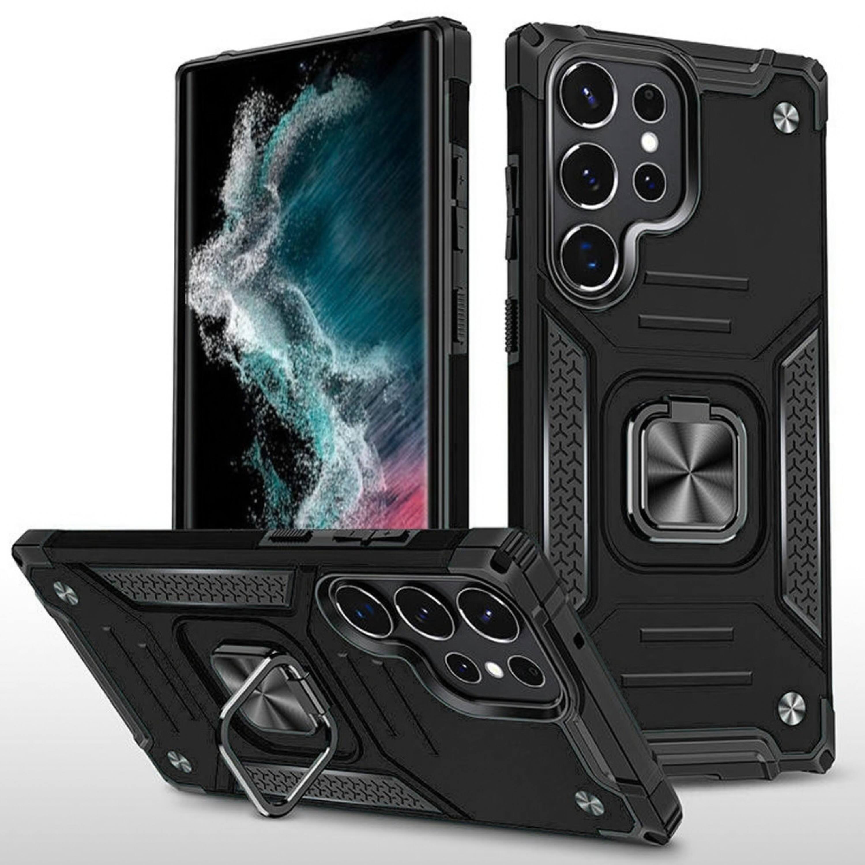 Kitcheniva Dual Layer Kickstand Rugged Protective Phone Case For ...