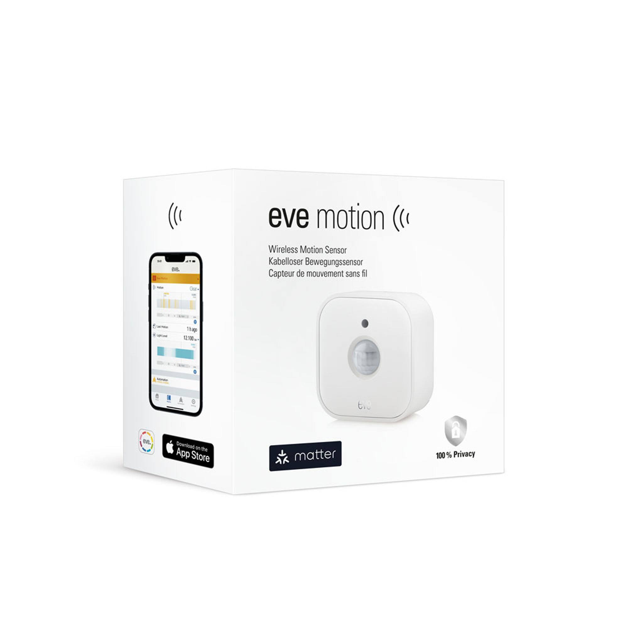 Alt View 11. Eve - Eve Motion - Smart motion sensor - White.