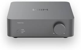 Vibelink Amp 100W Power Amplifier with ESS 9039Q2M DAC, Compatible with WiiM Streamers, Space Gray