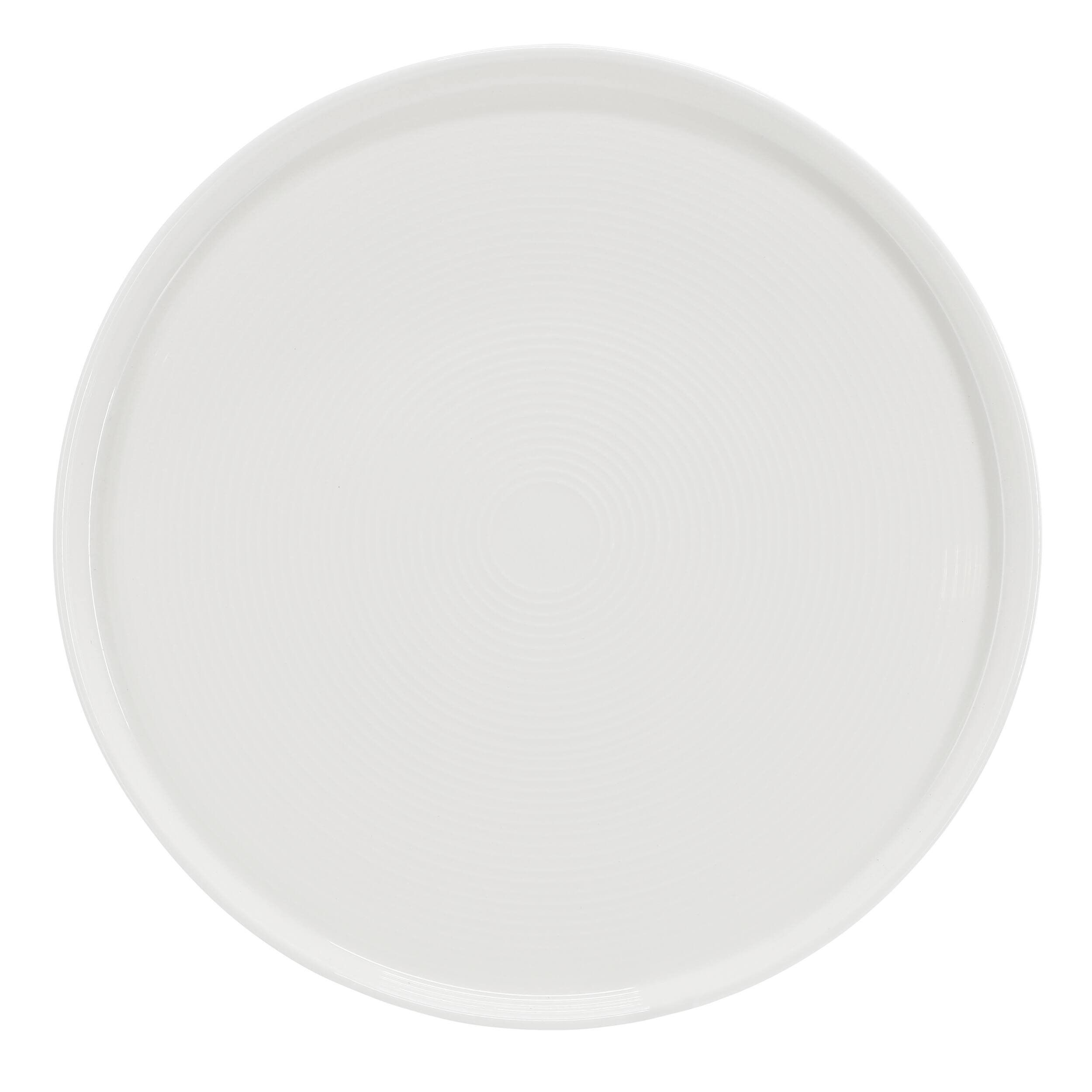 Alt View 2. Gibson - Gibson Elite Annual Rings 16 Piece Bone China Dinnerware Set in White - White.