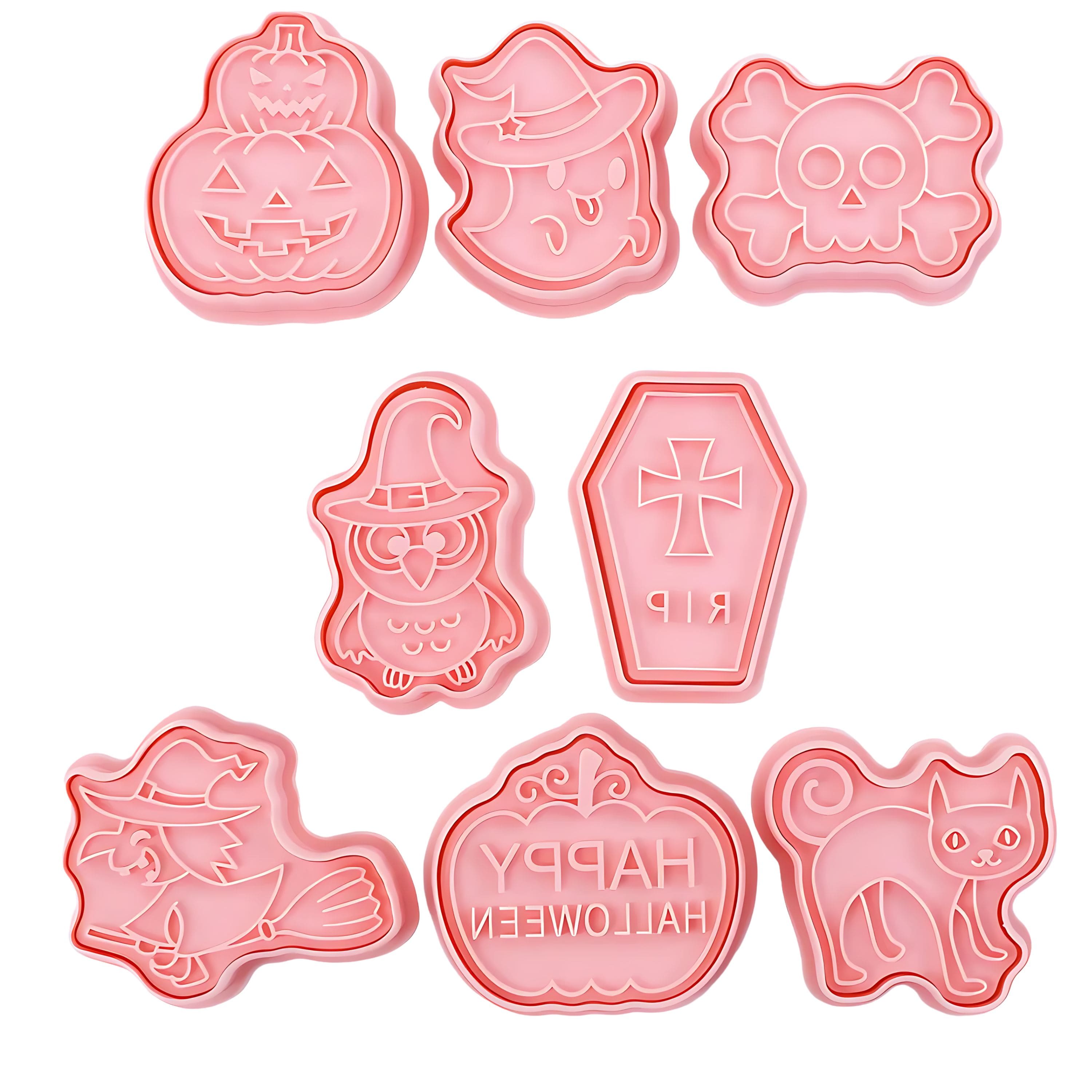 Kitcheniva - Halloween Cookie Cutter Set Variety Pack 8 Pcs