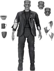 NECA - Universal Monsters 7” Scale Action Figure - Ulimate Bride of Frankenstein Frankenstein’s Monster (B&W) - Front_Zoom