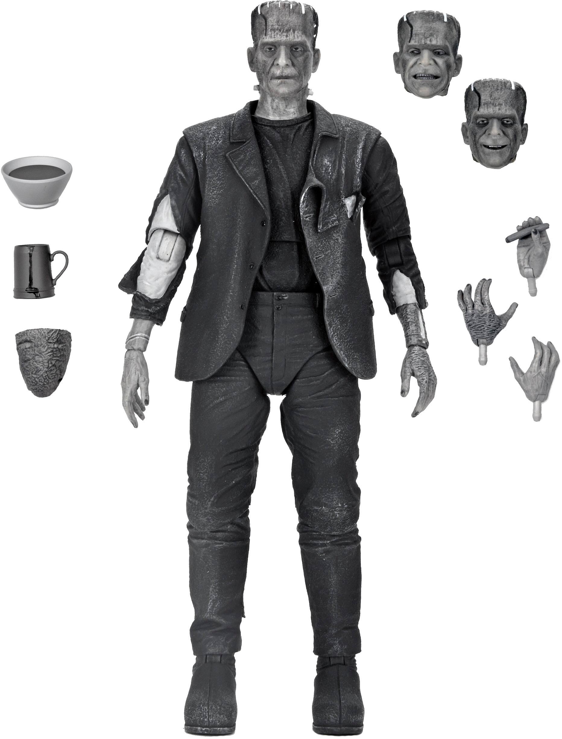 Universal Monsters 7” Scale Action Figure - Ulimate Bride of Frankenstein Frankenstein’s Monster (B&W)