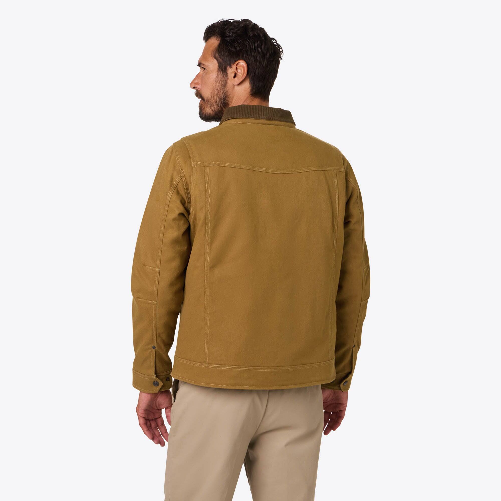 Back. Mobile Warming - Men's Ranch Heated Jacket - Tan.
