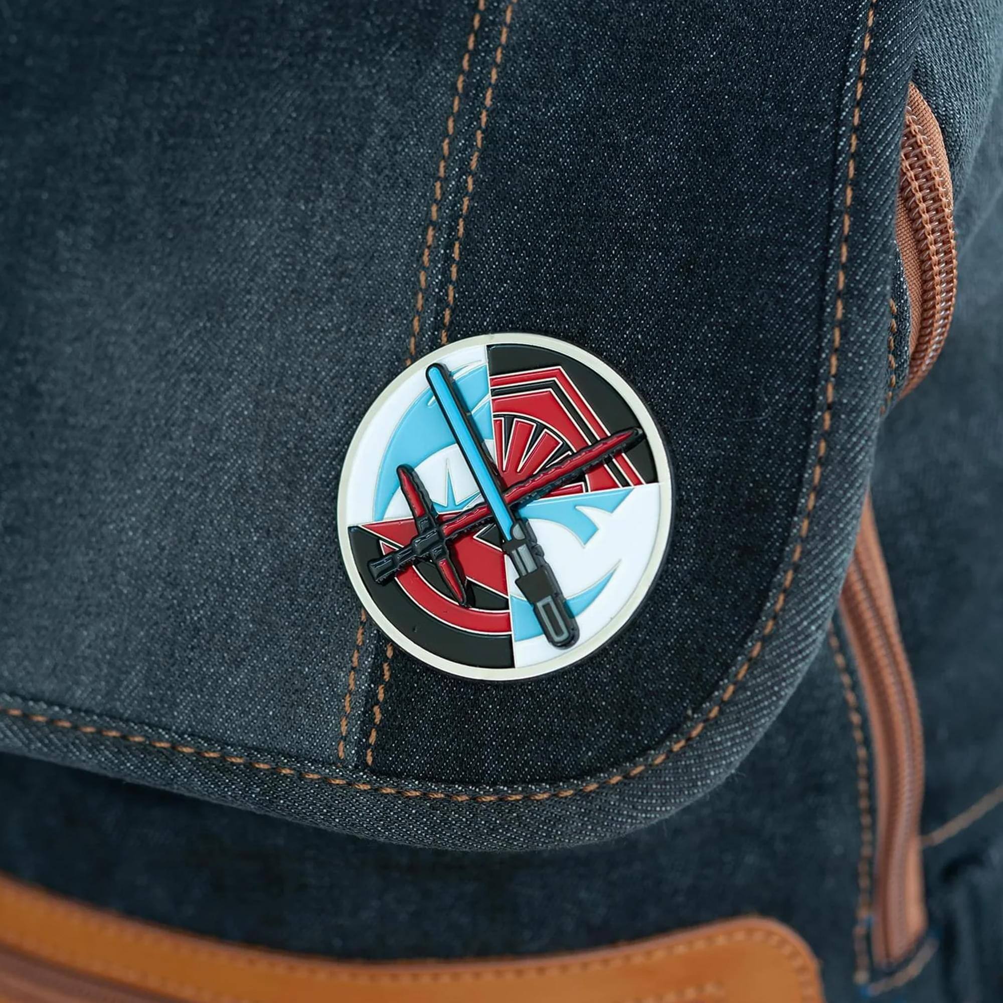 Alt View 10. Star Wars - Star Wars Spinning Lightsabers Official Collectible Pin | Measures 2 Inches Tall - Red.