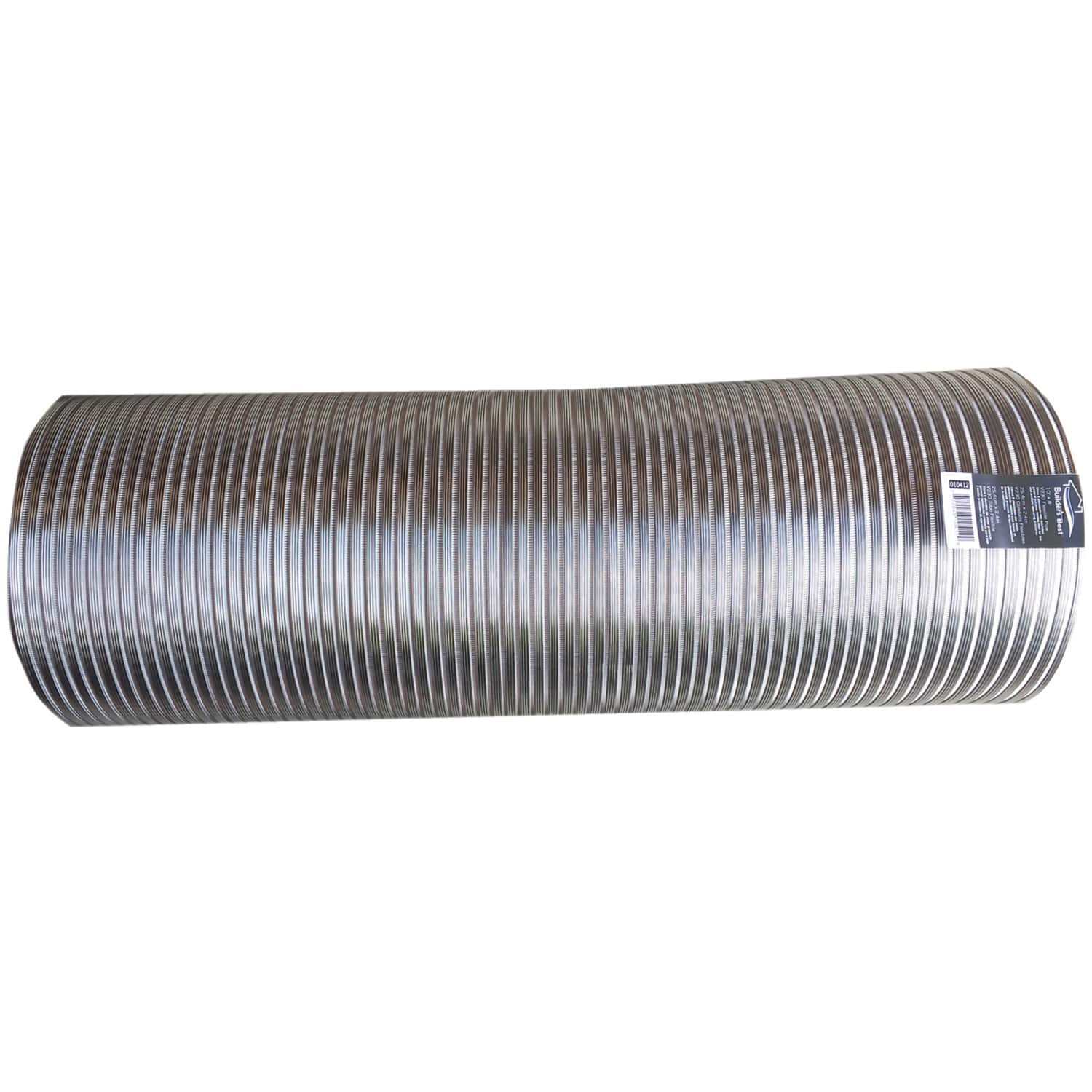 Builder's Best - Semi-Rigid Aluminum Duct 8 Ft, 10" Diameter