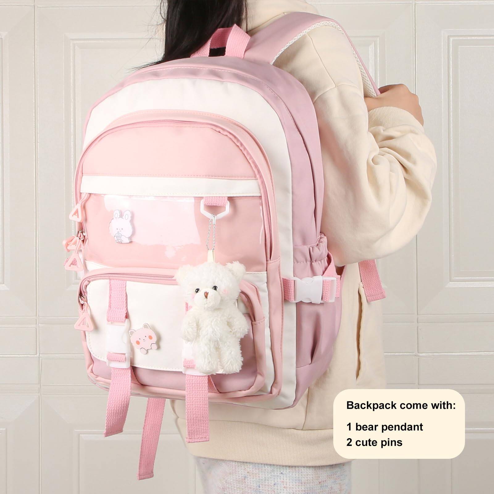 Pacoar Cade Backpack For School Bookbag Cute Anime Backpacks With Pins ...