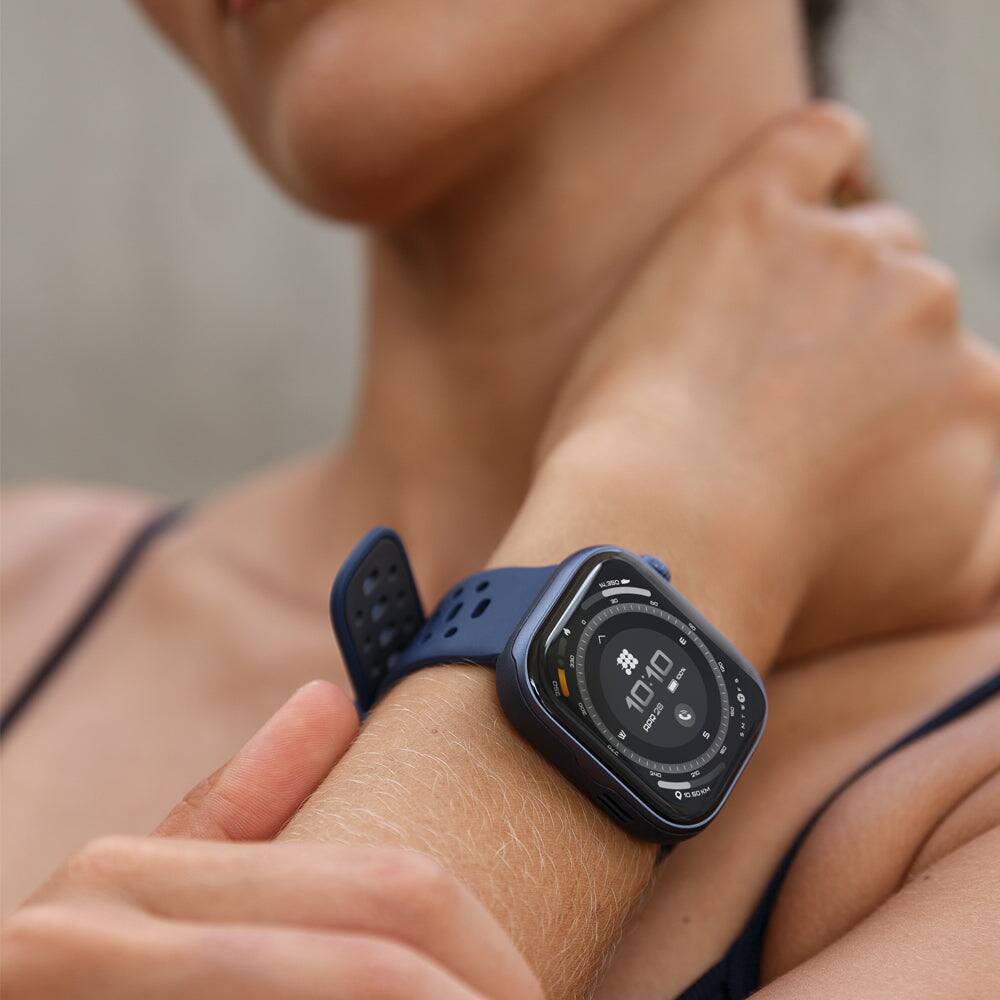 Back. Cubitt - Cubitt - VIVA Pro 2 Smartwatch / Fitness Tracker with 1.85" Touch AMOLED Screen - Blue.