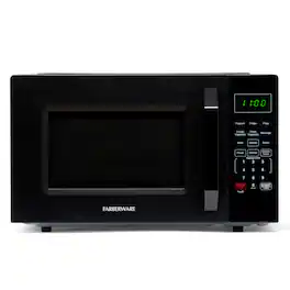 Farberware - 1.1 cu. ft. 1000-Watt Compact Microwave Oven - Black