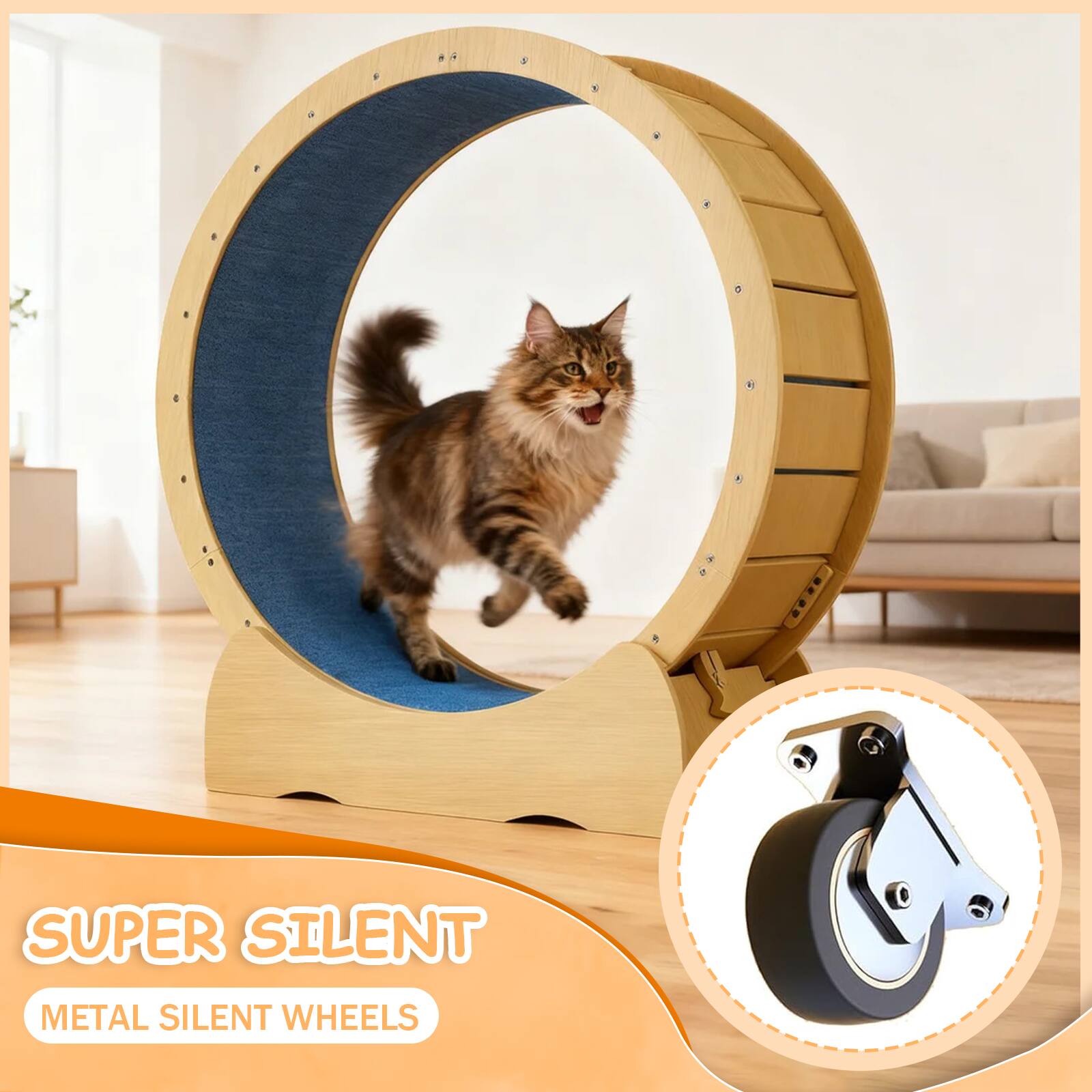 SUPER SILENT  
METAL SILENT WHEELS