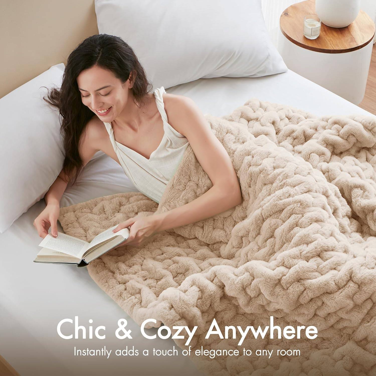 Chic & Cozy Anywhere  
Instantly adds a touch of elegance to any room