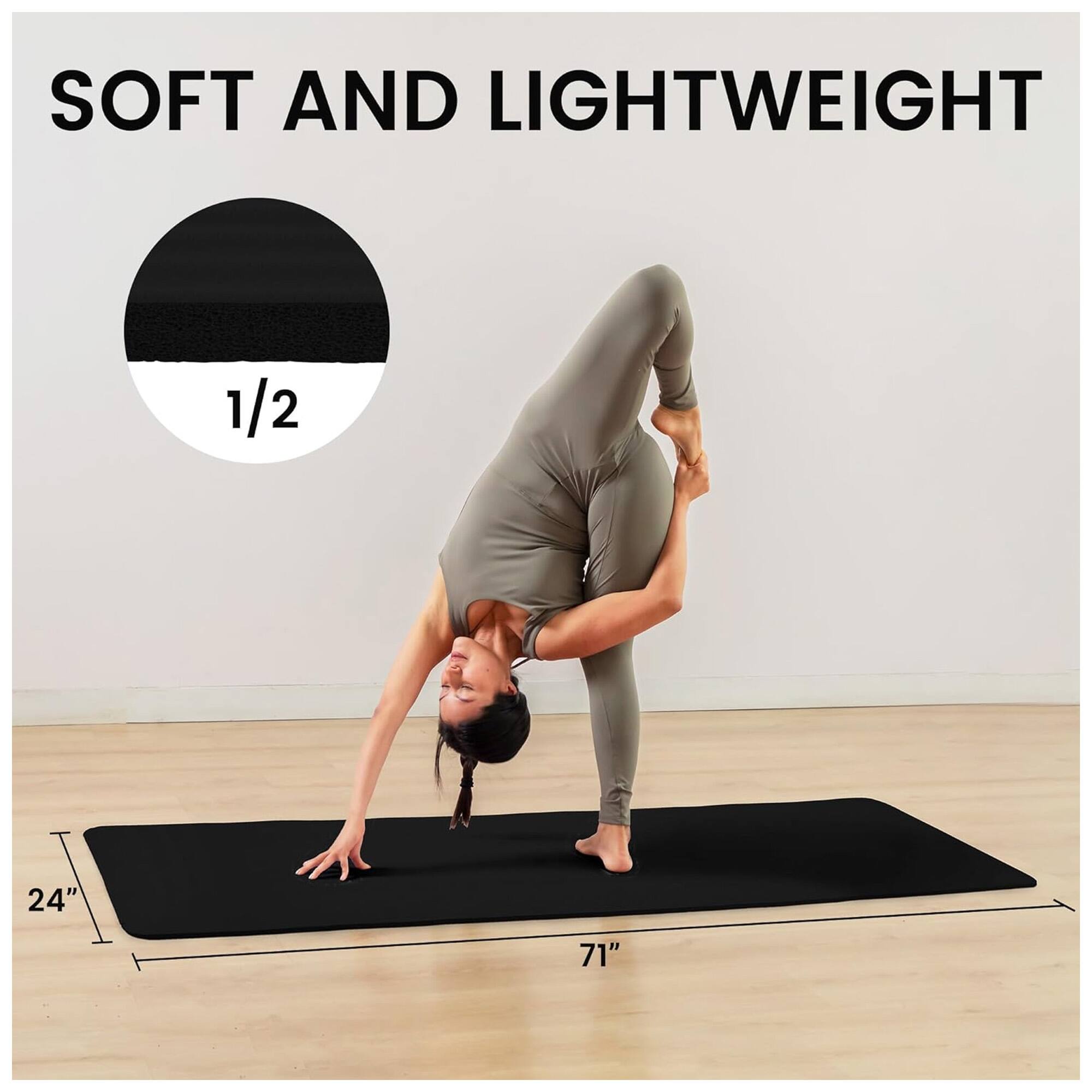 SOFT AND LIGHTWEIGHT  
1/2  
24" x 71"