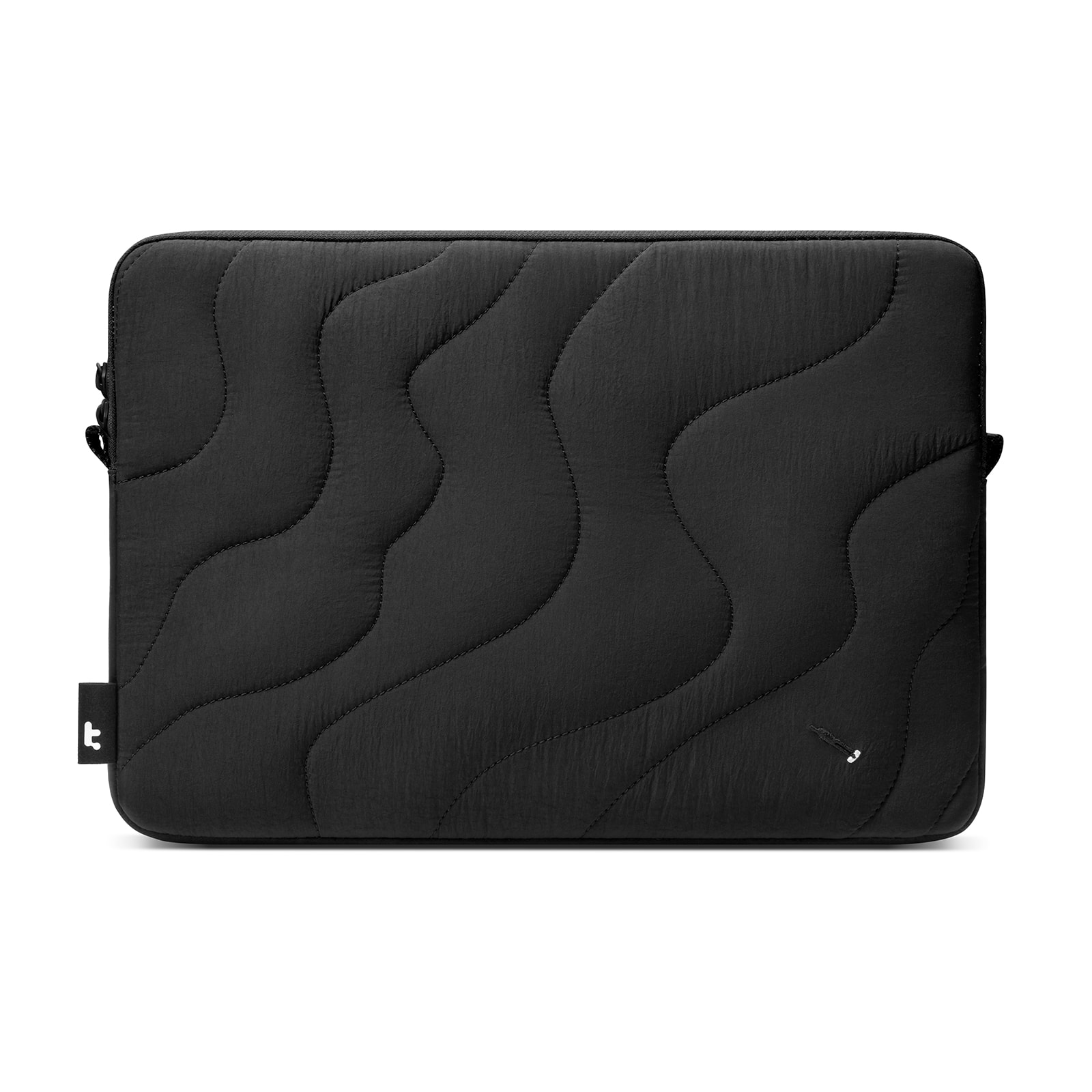 Front. tomtoc - Terra-A27 Puff Recycled Laptop Sleeve for 15-inch MacBook Air M4/A3241 2025, M3/A3114 2024, M2/A2941, Quilted Design - Lavascape.