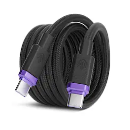 ELO - Link 240W Thunderbolt 4 USB4 Cable, 3.28 ft (1m) USB-C to USB-C - 40Gbps Data, 8K Video - Black