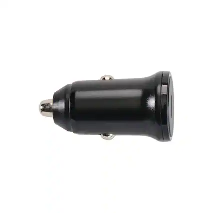 Front. Cobra - 10W USB-C Car Charger, Lighter Adapter for Cobra Radar Detectors, iPhones, Samsung Galaxy, iPads and More - Black.