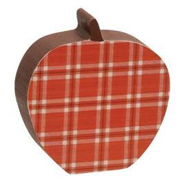 BreeBe - *Mini Plaid Apple Chunky Sitter - Red