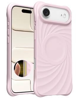 Ornarto - Vortuxe for iPhone Air Case 6.5",Compatible with MagSafe,Sleek Aesthetic Liquid Silicone Phone Cover - Pink Quartz