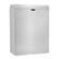 Front. Alpine Industries - Stainless Steel Wall-Mounted Sanitary Napkin Receptacle Trash Can - Silver.