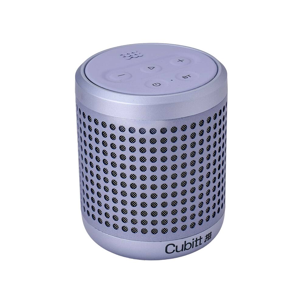 Back. Cubitt - Cubitt Power Go Gen2 Bluetooth Speaker – 16W Sound, IPX7 Waterproof, 9H Playtime, Bluetooth 5.3 & AUX, TWS Stereo, - Purple.