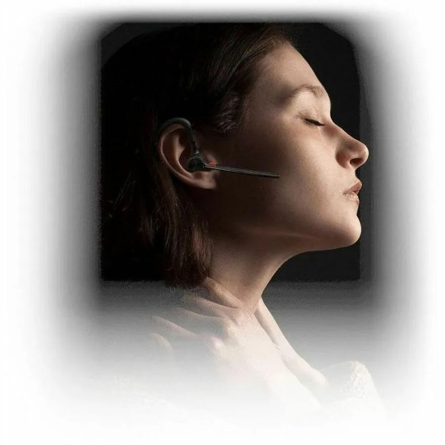 Alt View 2. Yealink - Yealink BH71 Earset - Microsoft Teams Certification - Mono - Wireless - Bluetooth - 131.2 ft - 32 Ohm - 100 Hz to 20 kHz - Black.
