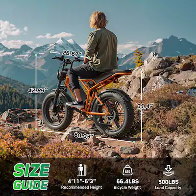 moped style electric bicycle QIOLOR Tiger Long Range Moped-Style E-Bike The soft PU fabric is breathable and has a high elasticity memory foam HIEHA SU8 1.0 Moped-Style Electric