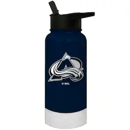 Great American Products - Colorado Avalanche 32oz. Logo Thirst Hydration Water Bottle - Multicolor