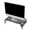 Alt View 1. Mind Reader - Monitor Stand, Ventilated Laptop Riser, Desktop Organizer, Side Storage, Metal Mesh, 20"L x 11.5"W x 5.5"H - Black.