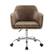 Angle. Linon Home Décor - Carvel Faux Leather Height-Adjustable Office Chair - Brown.