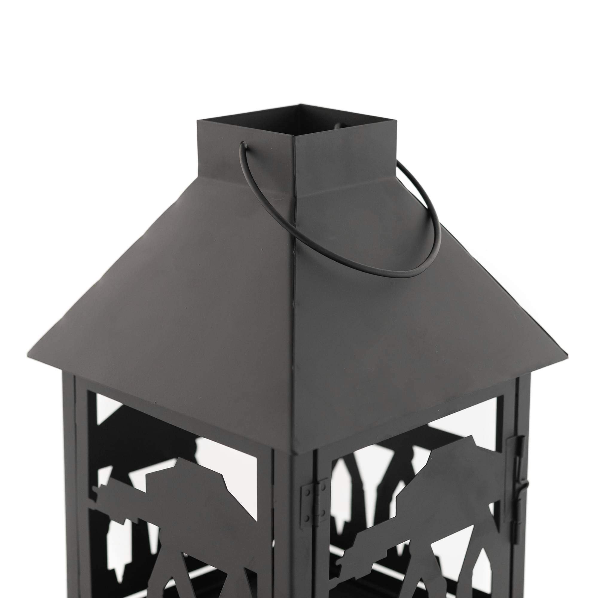 Alt View 10. Star Wars - Star Wars Black Stamped Lantern | Imperial AT-AT Walker | 12 Inches Tall - Black.