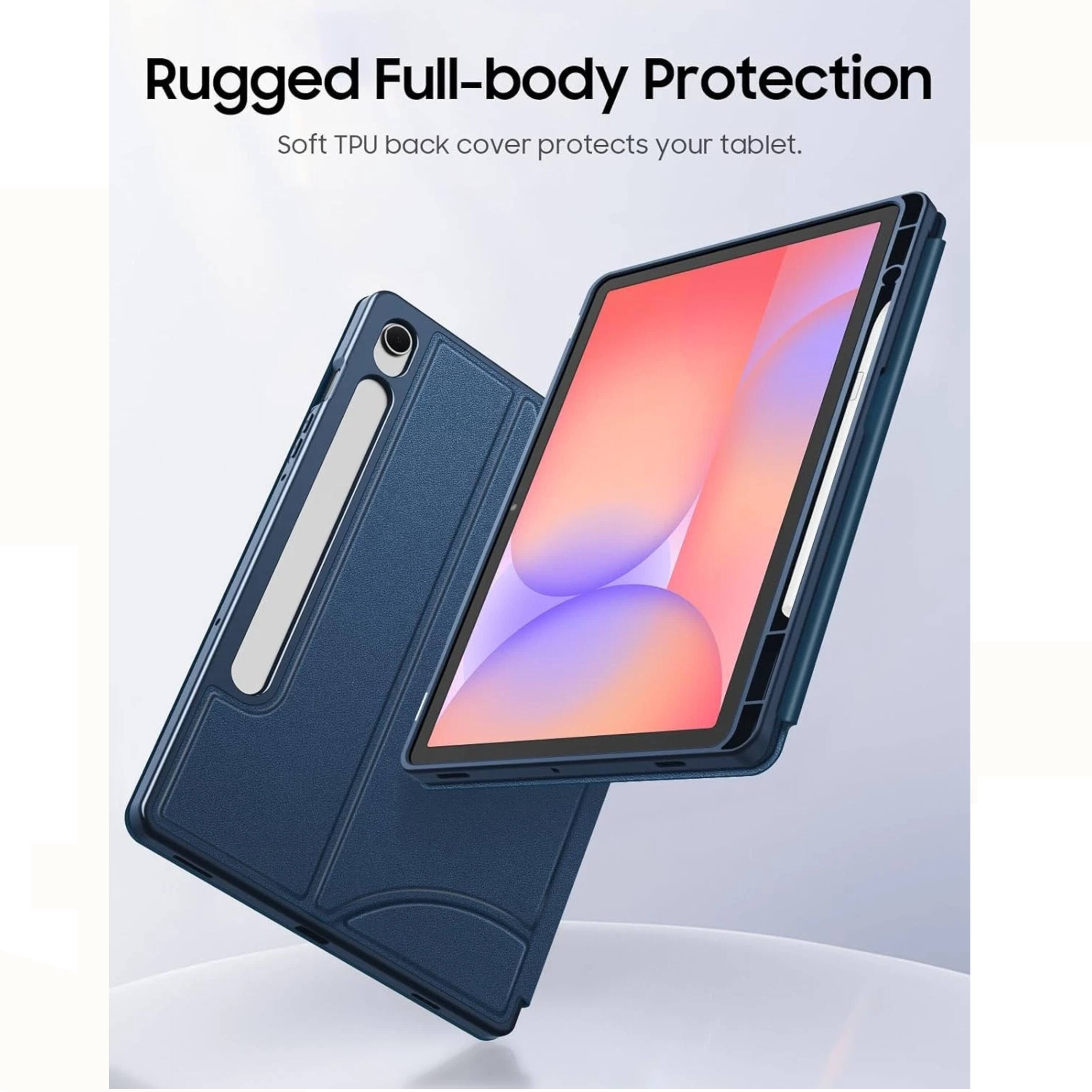 Rugged Full-body Protection  
Soft TPU back cover protects your tablet.