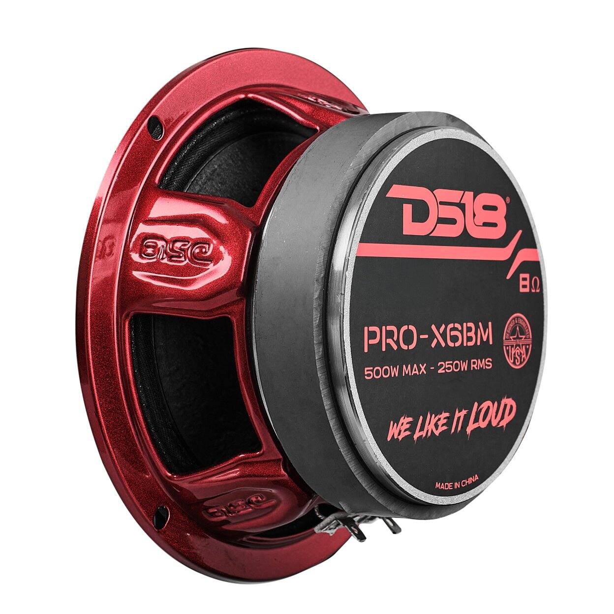 D58 PRO-X6BM  
500W MAX - 250W RMS  
WE LIKE IT LOUD  
MADE IN CHINA