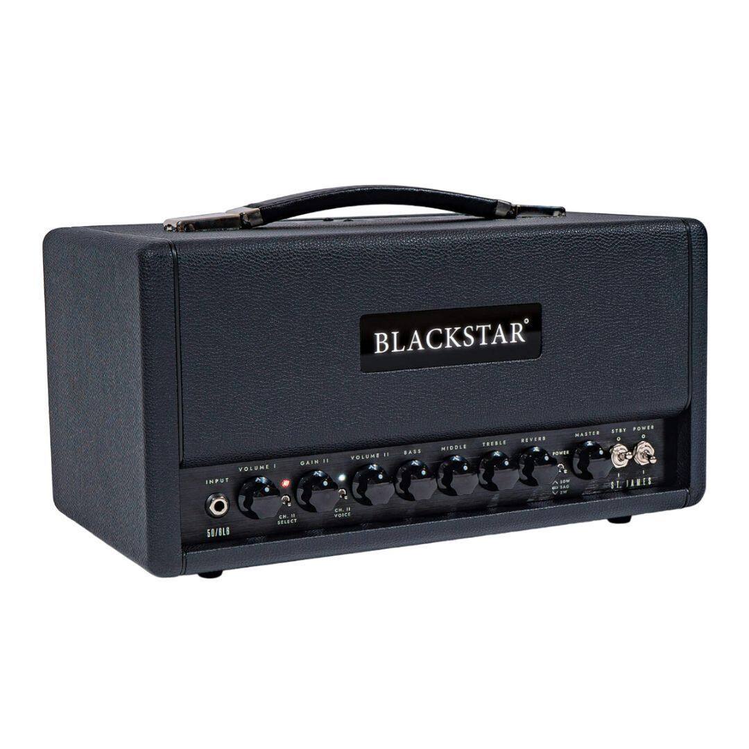 BLACKSTAR  
VOLUME I  
GAIN II  
VOLUME II  
BASS  
MIDDLE  
TREBLE  
REVERB  
MASTER  
STAY  
POWER  
INPUT  
CH1/CH2  
VOICE  
SELECT  
SD/ALG