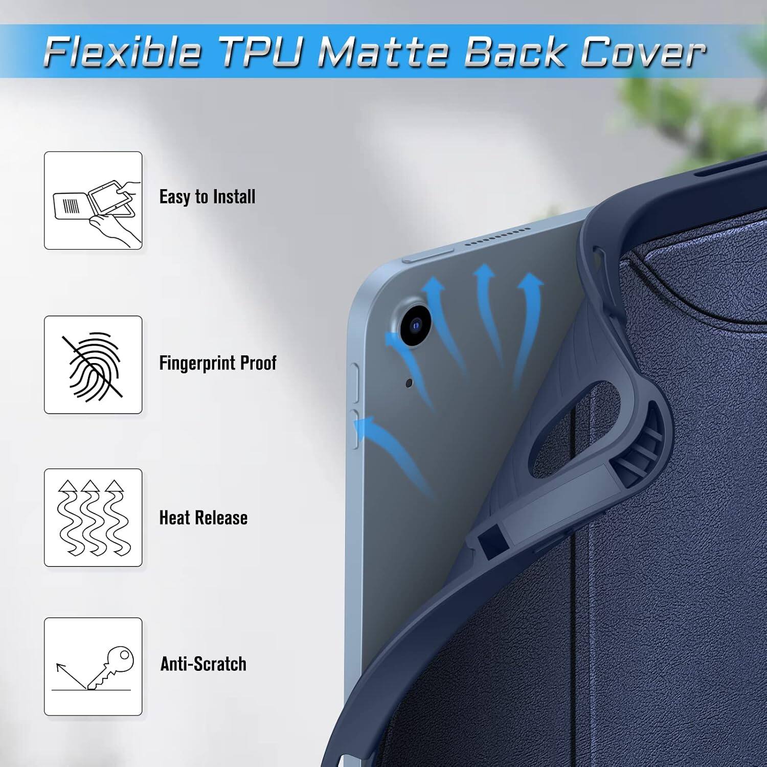 Flexible TPU Matte Back Cover

- Easy to Install
- Fingerprint Proof
- Heat Release
- Anti-Scratch