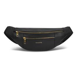 Champs - Gala Collection Leather Waist-Pack - Black