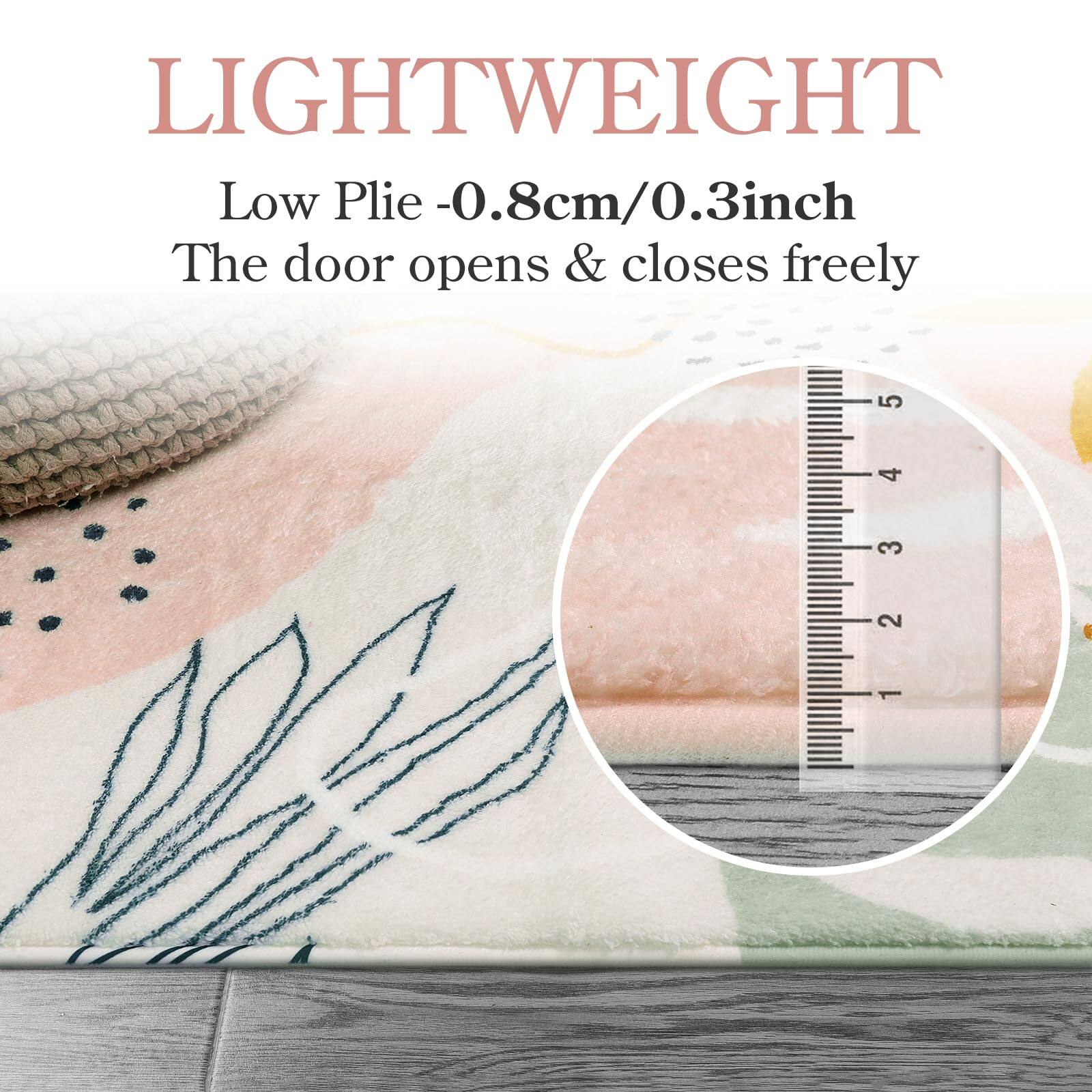 LIGHTWEIGHT  
Low Plie -0.8cm/0.3inch  
The door opens & closes freely