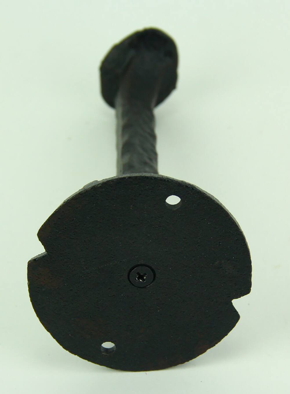 Alt View 2. De Leon Collections - Rustic Cast Iron Antique Nail Wall Hook Set of 4 - Black.