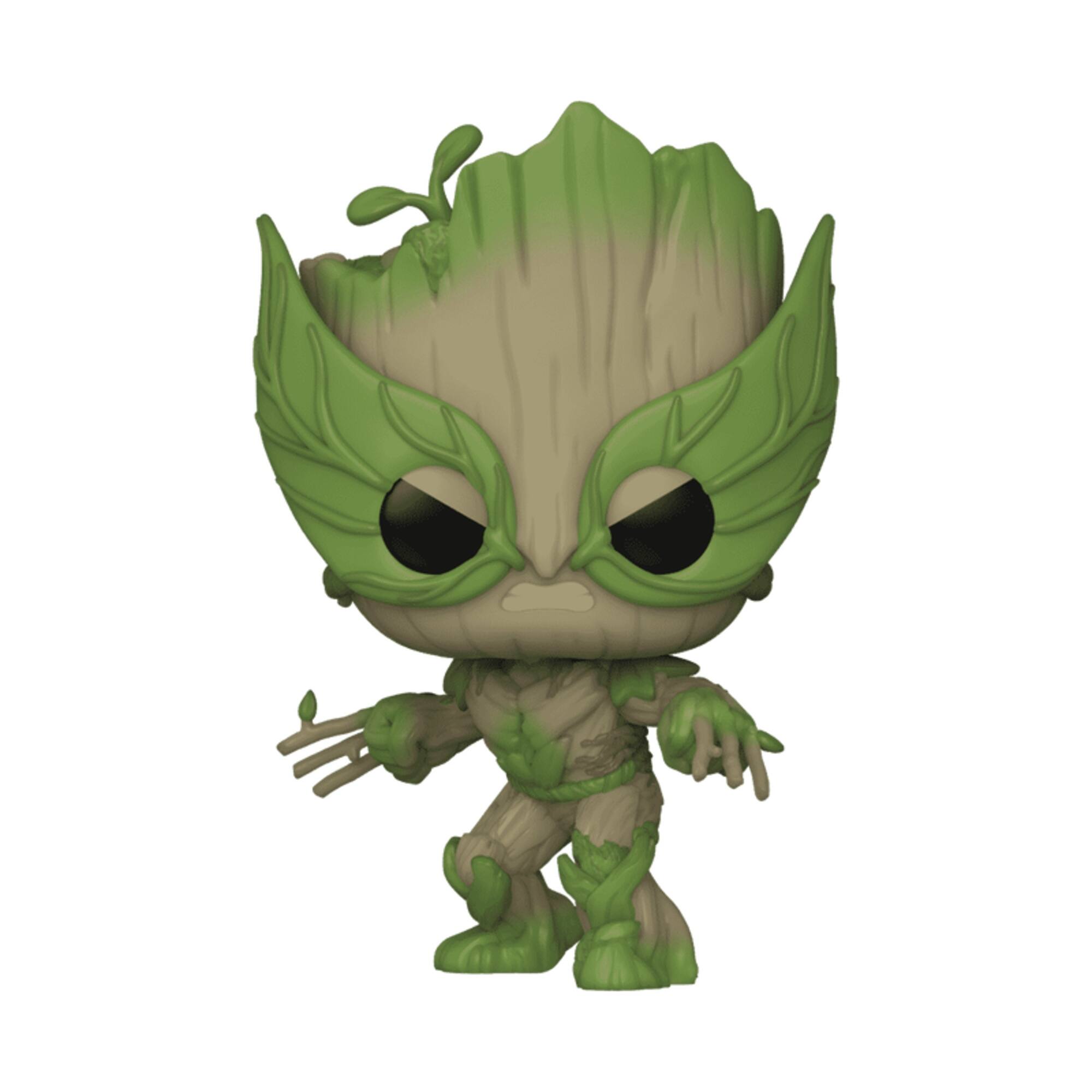 Alt View 3. Funko - Funko POP! Marvel: We Are Groot - Groot as Wolverine   - COLLECTIBLES - Multicolor.