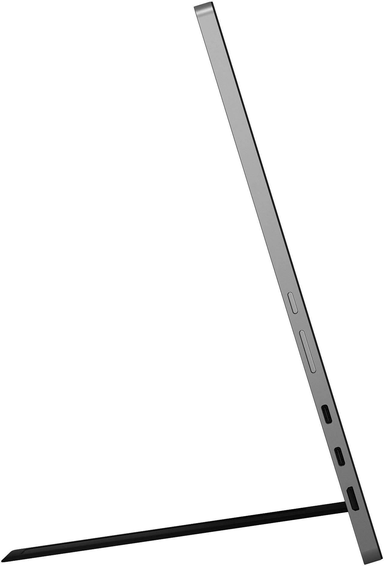 Alt View 9. LG - gram +view 17” IPS WQXGA 60Hz Portable Monitor (USB Type-C, mini-HDMI port) - Titan Silver.