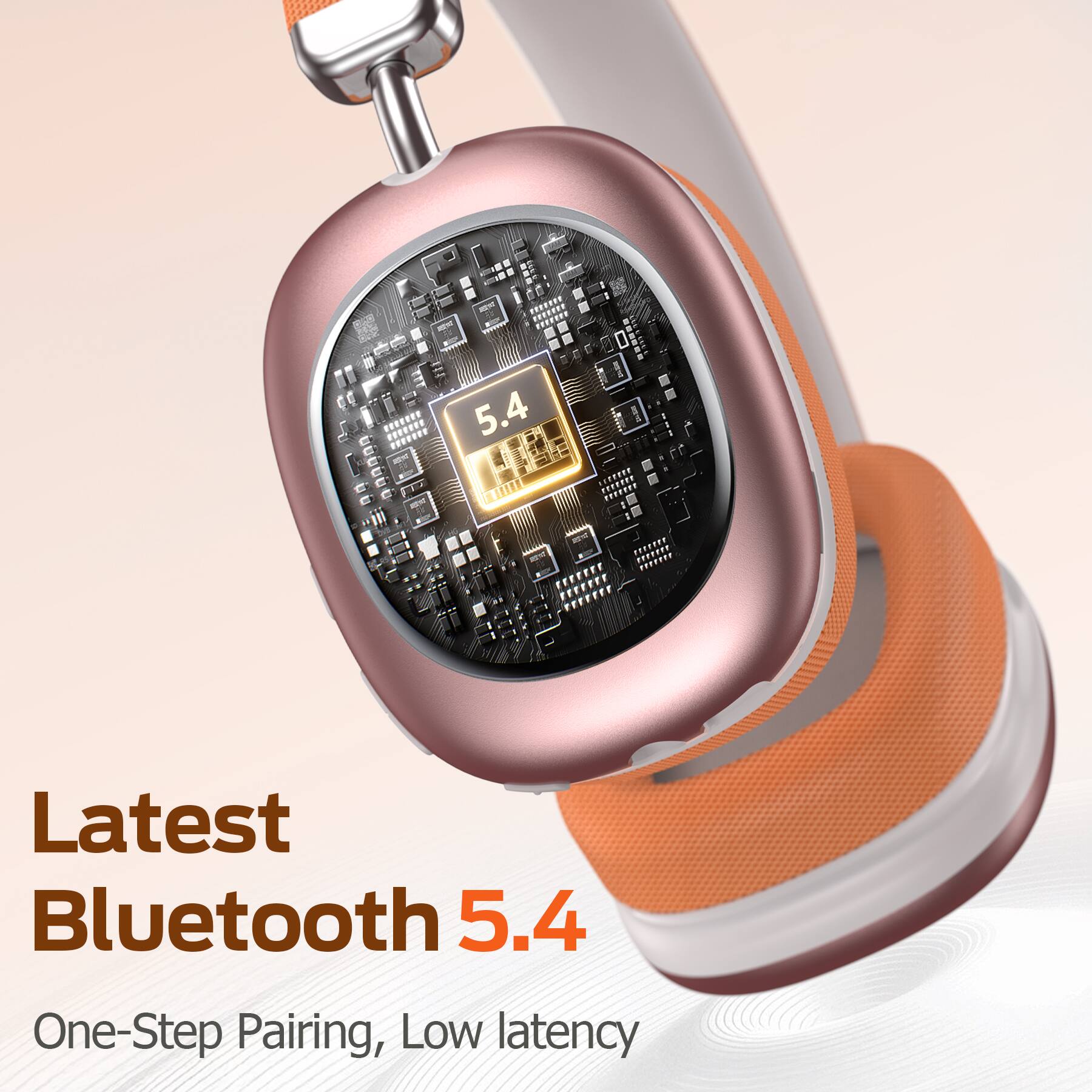 5.4
Latest Bluetooth 5.4
One-Step Pairing, Low latency