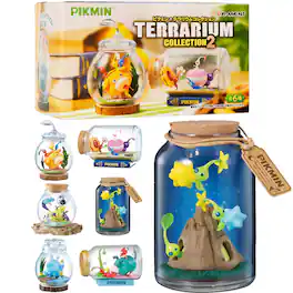 Hamee - RE-MENT Pikmin Blind Box Diorama Mini Collectible Figure - Pikmin Terrarium Collection 2 Series (1 Piece) - Pikmin Collection 2 (1 Piece)