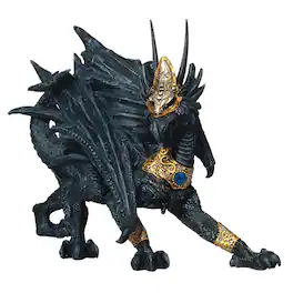 FC Design - 7.5"H Dragon with Mask and Armor Figurine Statue Office Desk Tabletop Medieval Gaming Home Decor Gift - Multi-Color